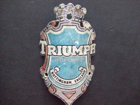 Triumph fietsen en motorfietsen balhoofdplaatje 3